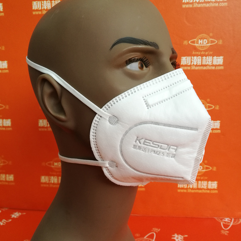 全自動折疊口罩頭掛式上帶一體機HD-0535 全自動折疊口罩頭掛式上帶一體機HD-0535