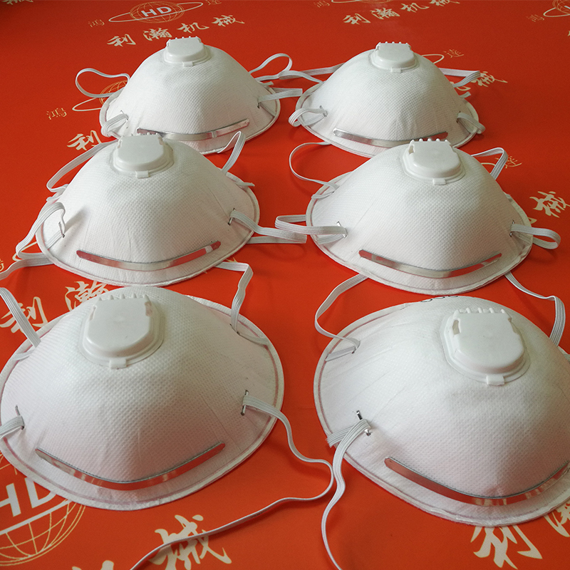 全自動杯型口罩耳帶打釘一體機HD-11717 全自動杯型口罩耳帶打釘一體機HD-11717