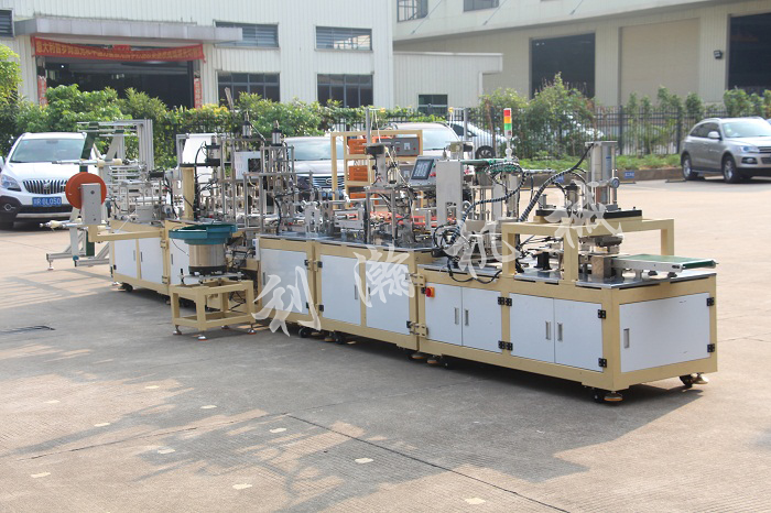 折疊口罩呼吸閥帶印刷一體機正面